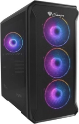 Genesis Irid 503 ARGB V2 mikro torony ház edzett üveg oldallappal és USB 3.0-val