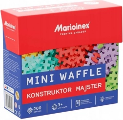 MARIOINEX MINI WAFFLE KONSTRUKTOR MAJSTER építőkészlet – 200 darab