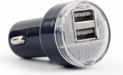 Autós töltő 2× USB 2,1 A fekete