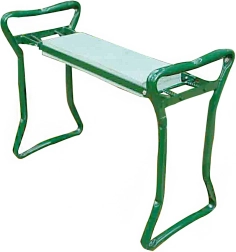 Kerti térdeplő és ülőke fémből 59 × 27,5 × 49 cm