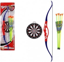 Műanyag gyerek szett íjjal és nyilakkal TEDDIES