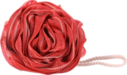 Rózsa Alakú Fürdőszivacs - Piros