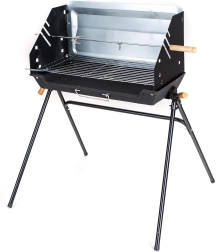 MADISON kerti grill öntöttvas tűztérrel és nyárssal 55 × 28 × 60 cm