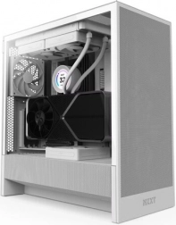 NZXT H5 Flow RGB fehér PC ház Midi Tower ablakkal