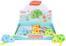 Úszó műanyag teknősbébi vízbe