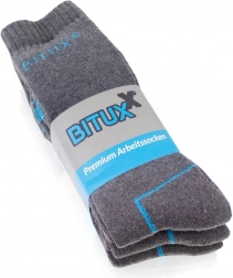 Hosszú munkás és sport zokni, szürke, 12 pár csomag