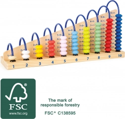 SMALL FOOT fa számoló gyerekeknek