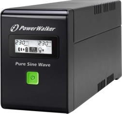 PowerWalker UPS Line-Interactive 800VA tiszta szinuszhullámmal
