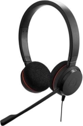 jabra evolve 20 duo uc sztereó fejhallgató mikrofonnal