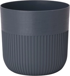 LUCA 19 cm antracitszürke kaspó
