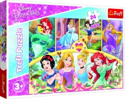 Maxi puzzle 24 darab – DISNEY hercegnők, az emlékek varázsa