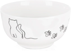 Kotek porcelántál 13 cm, 550 ml