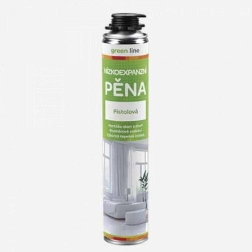 Alacsony expanziójú pisztolyos szerelőhab GREEN LINE 750 ml