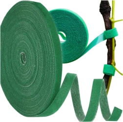 Gardlov zöld textilszalag horoggal és hurokkal 5 m