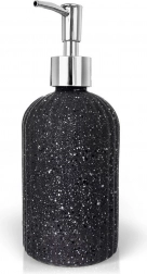 Üveg szappanadagoló, szürke, 450 ml