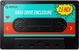 Orico tok 2,5" HDD/SSD-hez, USB 3.0 5 Gb/s, USB-A – Micro‑B, fekete