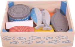 Bigjigs Toys fa tengeri herkentyűk dobozban