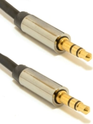 Sztereó audiokábel 3,5 mm jack – apa–apa 1,8 m