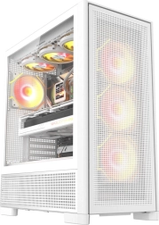 DarkFlash AirNova fehér számítógépház 3 ventilátorral