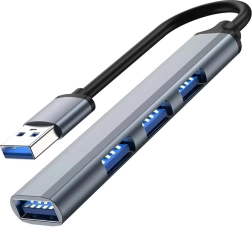 AK340 USB HUB 1x3.0 3x2.0 SLIM