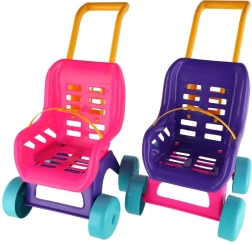 Teddies babakocsi babáknak Buggy Sport rózsaszín–lila