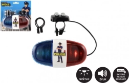 Teddies kerékpáros rendőrfény