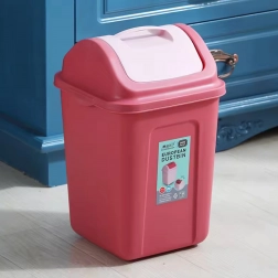 Keskeny műanyag szemetesbillenő fedéllel, 10 l