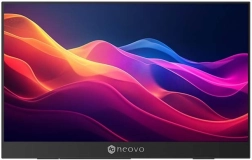 Monitor 15 hüvelyk OLED 4K USB-C mHDMI fekete