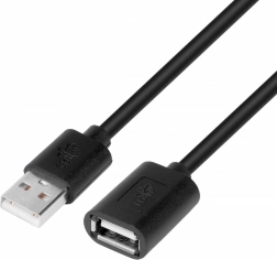 USB hosszabbítókábel 1,8 m fekete
