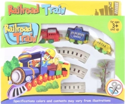 Kulcshúzós mozdonyos vonatpálya 2 vagonnal