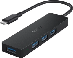 Aukey Hub USB-C Ultra Slim 4 az 1-ben 4x USB 3.1-gyel