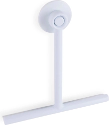 Fehér üveglehúzó tapadókoronggal Bathroom Solutions