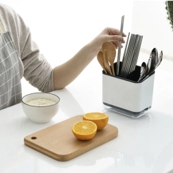 Evőeszközszárító a mosogatóba, rendező - fekete