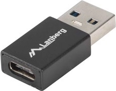 USB-A–USB-C 3.1 adapter, fekete