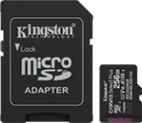 MicroSD 256GB Canvas Select+ memóriakártya adapterrel