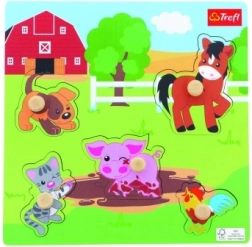 Fa mini kirakó – Farm, 5 darab