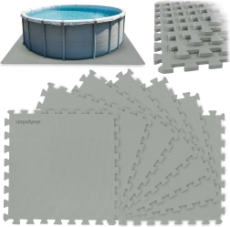 Hab medence alátét puzzle 50 × 50 cm, 8 db (1,9 m²) – DMUCHANE