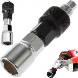 Kerékpár hajtókarlehúzó négyszögtengelyhez, 15 mm-es kulcshoz, acél