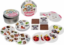 Kubík állatos játékai – 3 az 1-ben kártyajáték