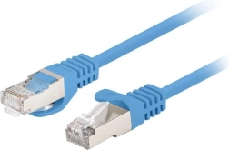Patchcord Cat.6 FTP 1 m – 10 db-os készlet, kék