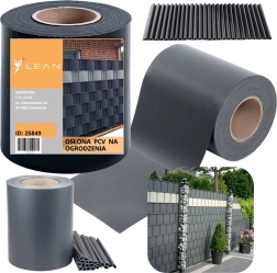 Grafit kerítésszalag UV védelemmel és 20 klipsszel