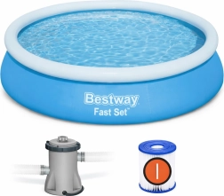 Bestway Fast Set önállóan felálló medence 366 × 76 cm szűrőszivattyúval