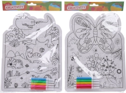 Kreatív puzzlekészlet filctollakkal - 1 darab
