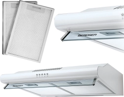 Beépíthető páraelszívó 50 cm fehér BERDSEN