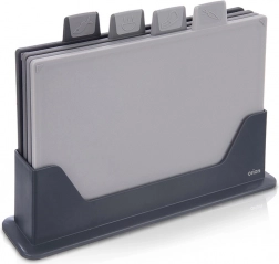 Vágódeszka készlet tartóval, 4 db