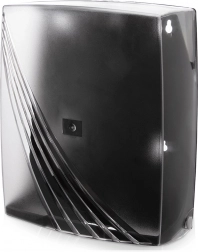 ZZ papírtörlő-adagoló, átlátszó, 26,5 × 10,5 × 31 cm