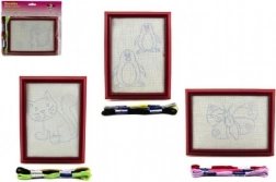 Hímzőkészlet gyerekeknek kerettel