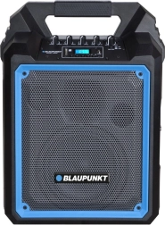 Hordozható karaoke hangszóró BLAUPUNKT MB06 FM-mel, Bluetooth-szal és 500 W teljesítménnyel