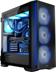 Számítógépház Horizon ARGB Flow Midi fekete