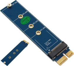 M.2 NVMe csatlakoztatós adapter PCI-E x1-hez
